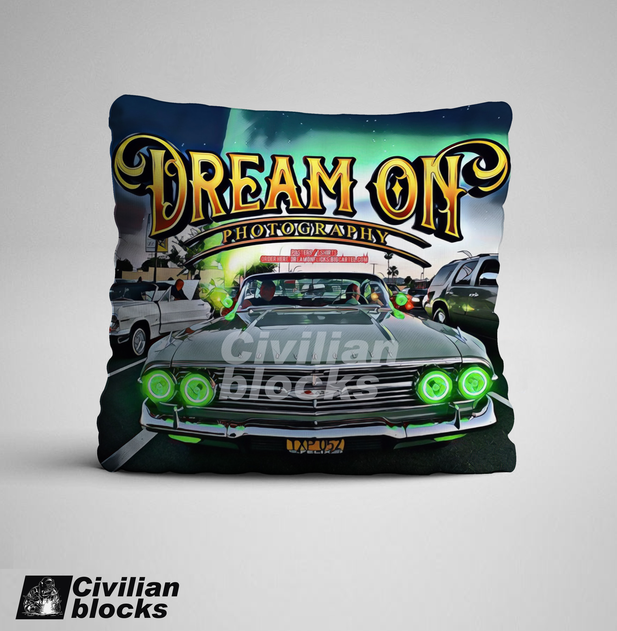 lowrider西海岸嘻哈花体字硬核