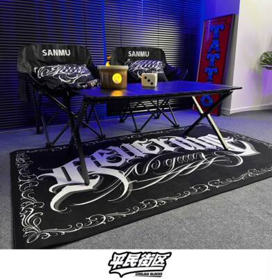 西海岸卡诺hiphop嘻哈脚垫地毯