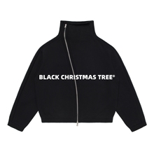 DVN稀有款 25SS Zip Up Sweater不规则拉链立领水洗针织毛衣外套