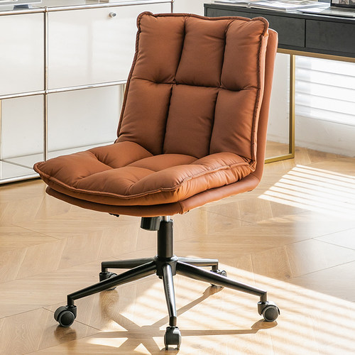 电脑椅舒适久坐双层办公椅简约卧室化妆凳书房卧室学习沙发椅子