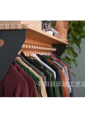 Fo折lding Meal H架anger可叠衣架塑t料折NTQ叠收纳衣裤架套装