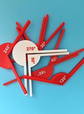 3dM打印acth Teahi辅ng Aids 数XXQ学教学助工具量角工具