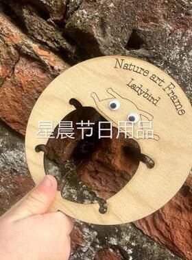 Nature art frames 儿童户外昆虫自然艺术木质框架玩具