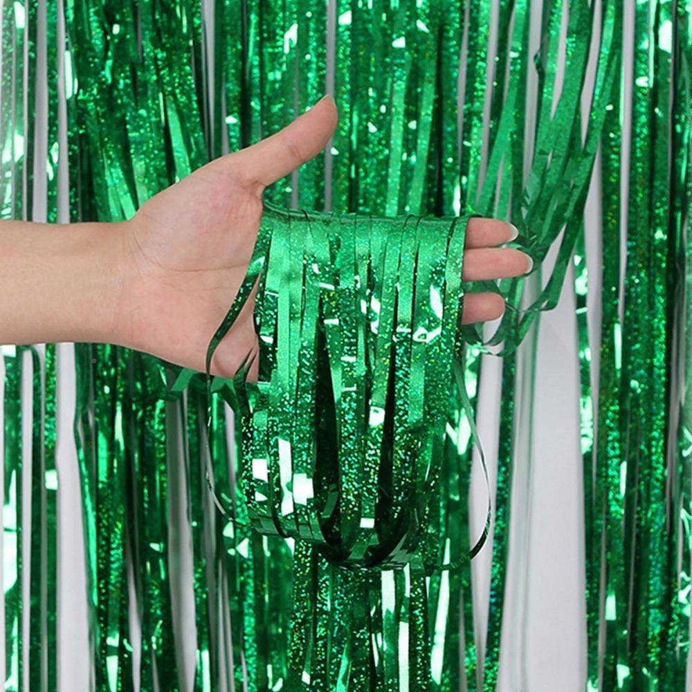 圣帕里雨节爱尔兰节绿特色QYO雨丝帘背景墙装饰派克对丝门帘
