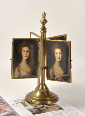 欧洲复古中世纪风格五连相框装饰