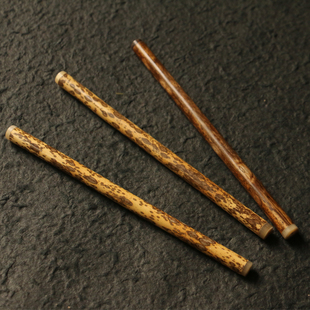 手把件精选十几年武夷山梅鹿竹老料纯手工精工制作牛角镶嵌把件竹