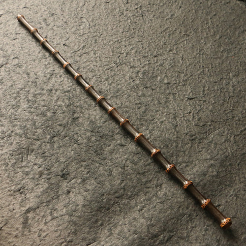 纯手工精工制作紫竹教鞭把件把玩