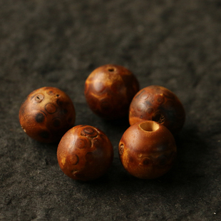 几十年满钉老竹根纯手工精工制作直径约2.2竹根手串竹子手串把件