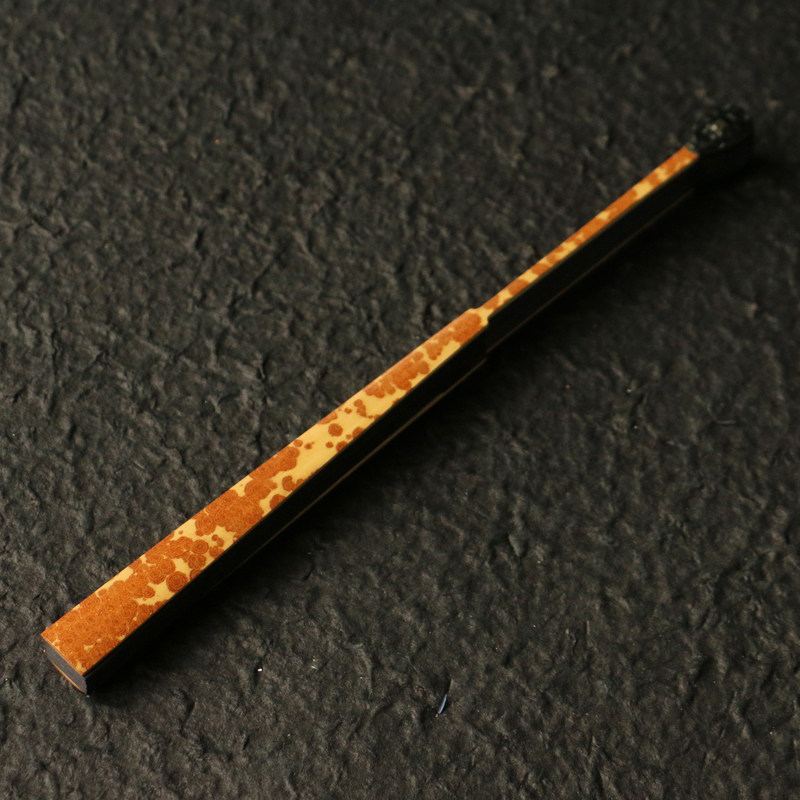 一物一拍浙派安吉老艺人纯手工精工制作包袱头云妃湘妃竹折扇竹扇