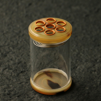 纯手工精工制作牛角蝈蝈罐