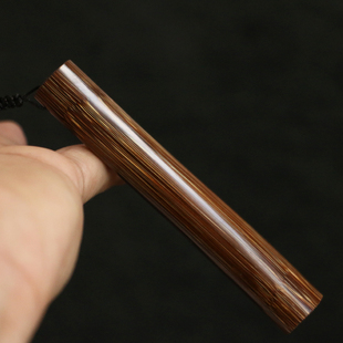 棕竹金丝竹老料纯手工精工打磨实心竹把件把玩盘完竹雕竹器素器