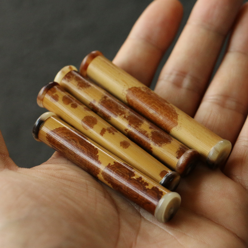 一物一拍精选福建武夷山红香妃细皮老料牛角镶嵌苏工文玩配饰勒子