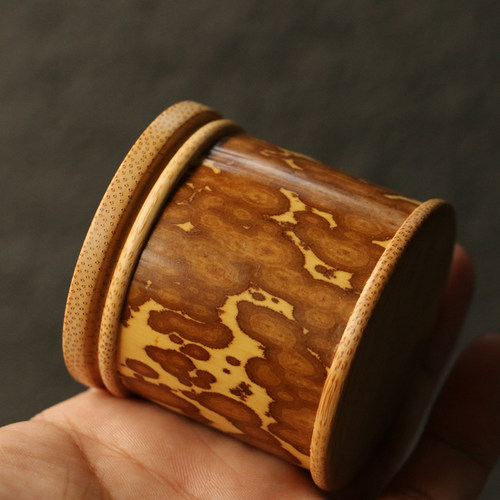 纯手工精工制作竹子茶叶罐