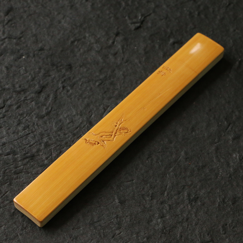 老玉竹纯手工精工镜面雕刻