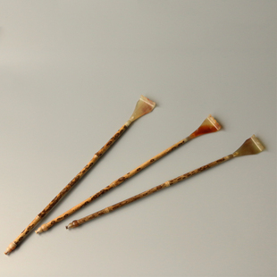 湖南九嶷山梅鹿竹老料纯手工精工制作痒痒挠头抓痒神器把件把玩竹