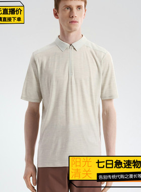 【极速】始祖鸟/Arcteryx26新男士商鸟FRAME 羊毛短袖POLO衫X7208