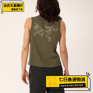 【极速】始祖鸟/Arcteryx女士KRAGG SL模糊鸟标棉质无袖背心X9503