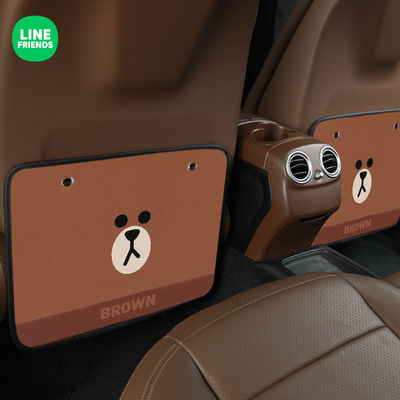 垫座椅后背后排防护防踢贴