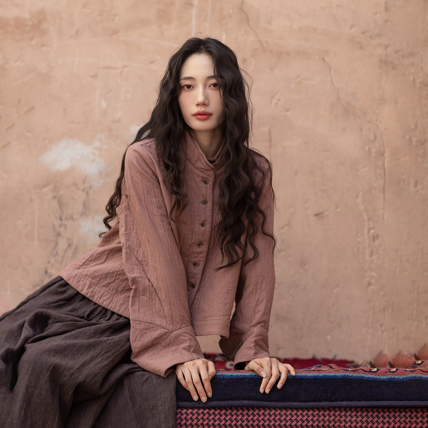 大拙东方美学自然随性亚麻棉外套