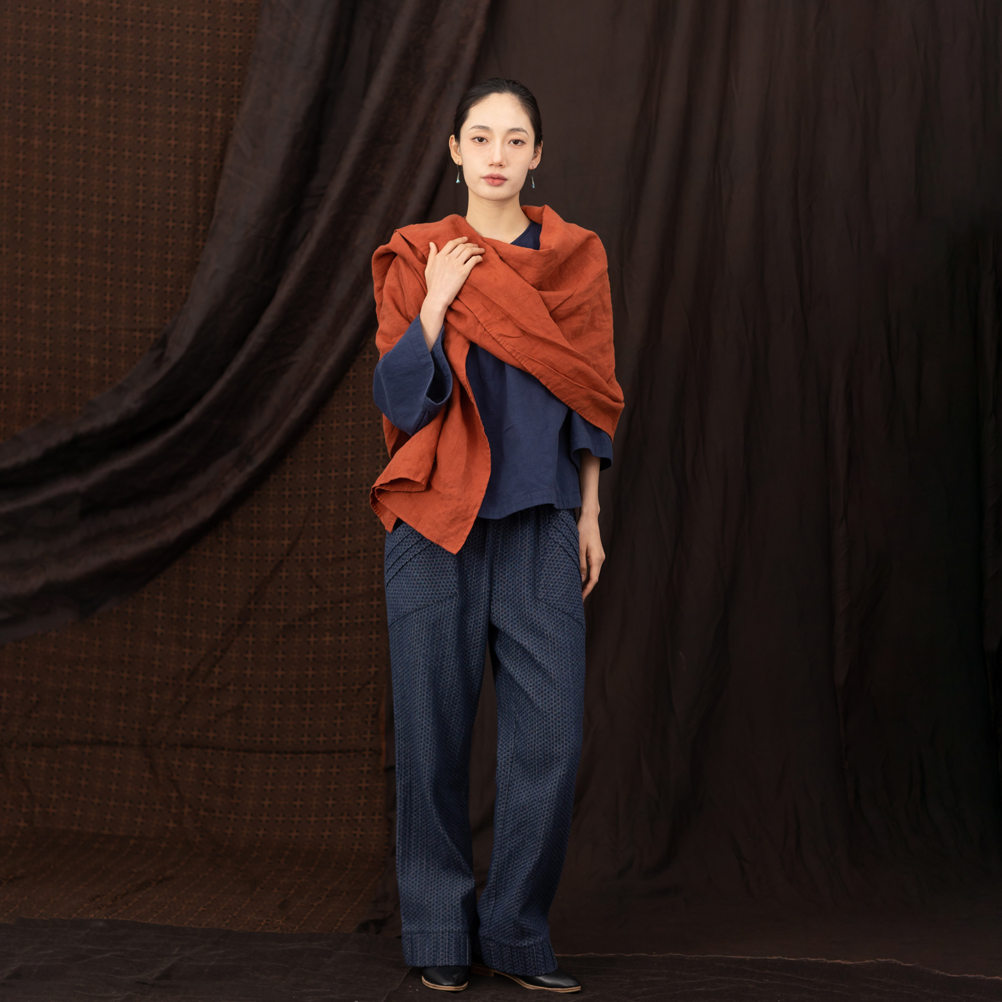 大拙智序美学穿搭松紧腰休闲裤