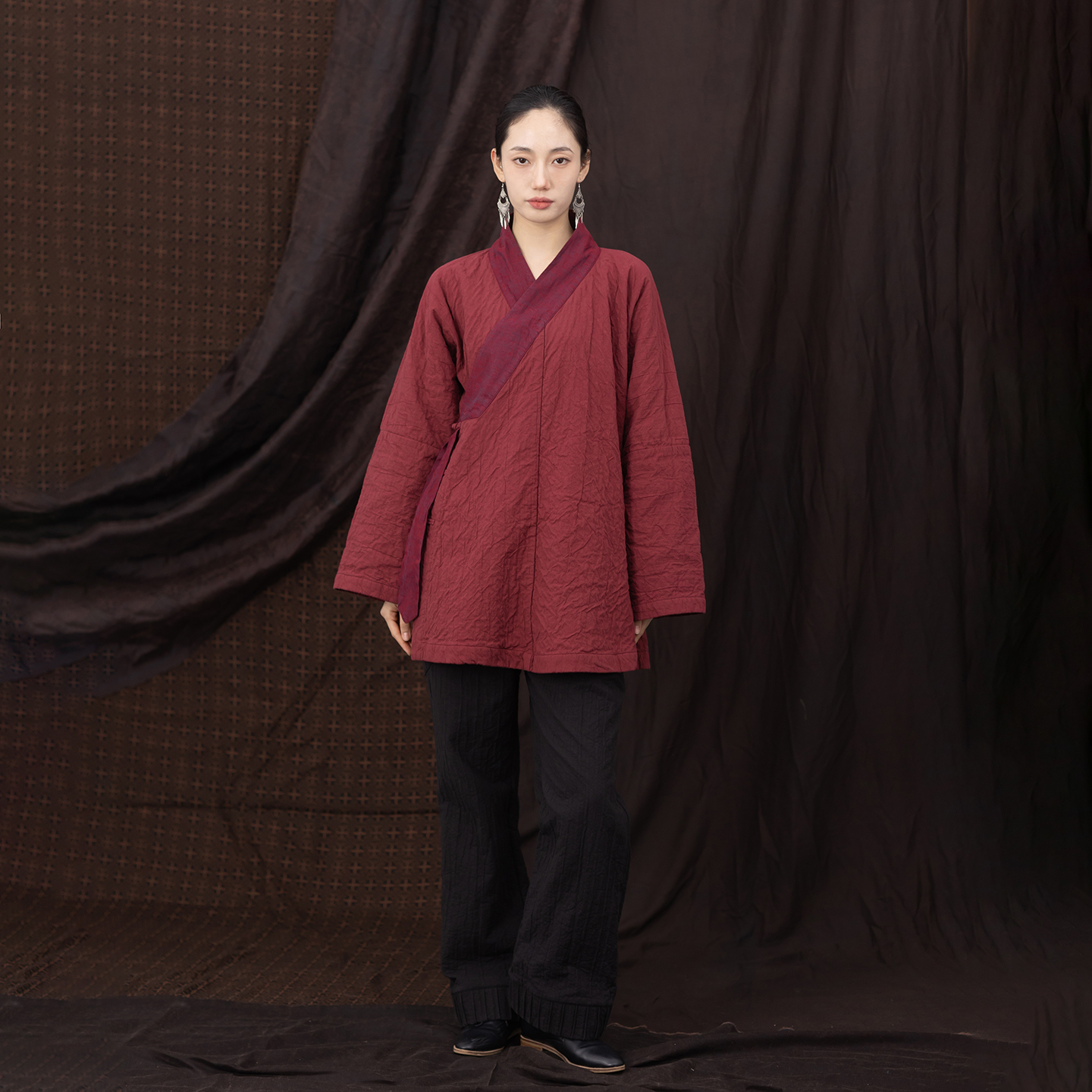 大拙自然主义秋冬慵懒感休闲裤