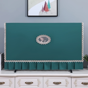 电视机罩37寸防尘罩50寸开机免摘魔术贴55寸60寸液晶电视挂式 盖布