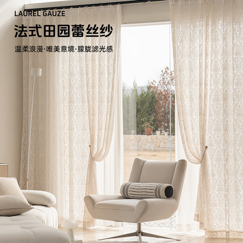 法式复古风品质蕾丝纱天猫服务图片
