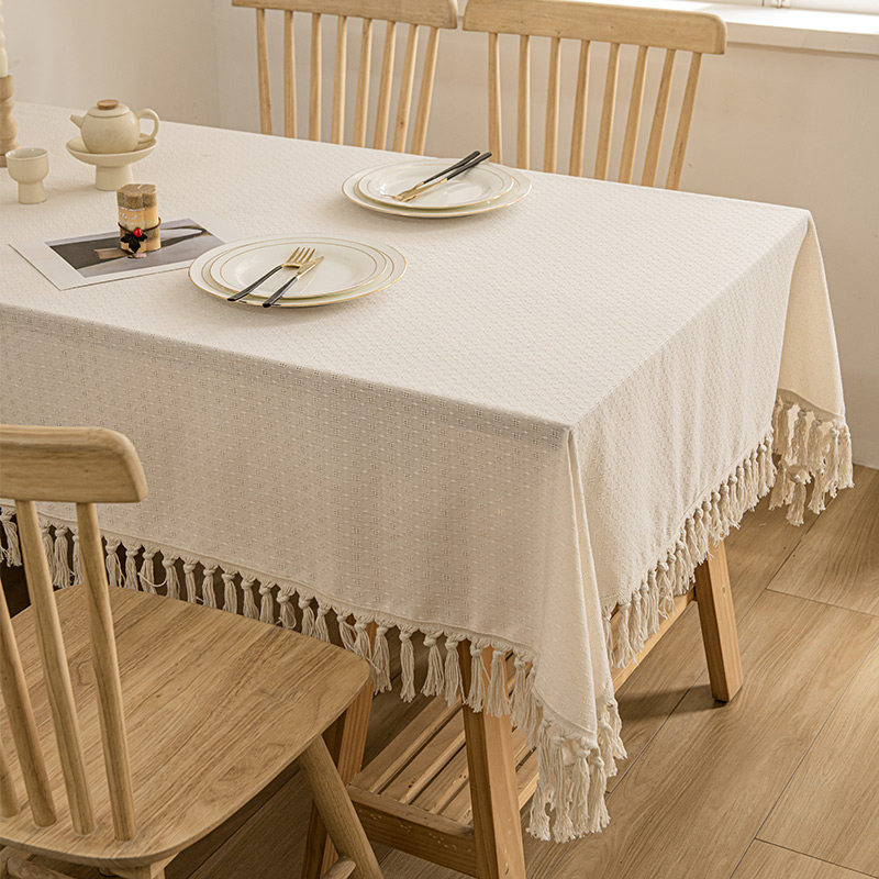 日式现代桌布茶几餐桌长方形电视布艺台布纯色高级简约盖巾餐桌布,居家布艺,桌布,淘宝优惠券,粉丝福利购,淘宝优惠卷