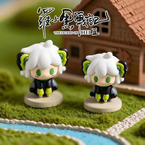 罗小黑盲盒钥匙扣女精致可爱书包挂件小饰品车钥匙包包钥匙链 - 封面