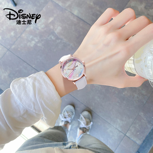 迪士尼手表女款 考试专用儿童女孩防水静音高颜值 学生初高中生新款