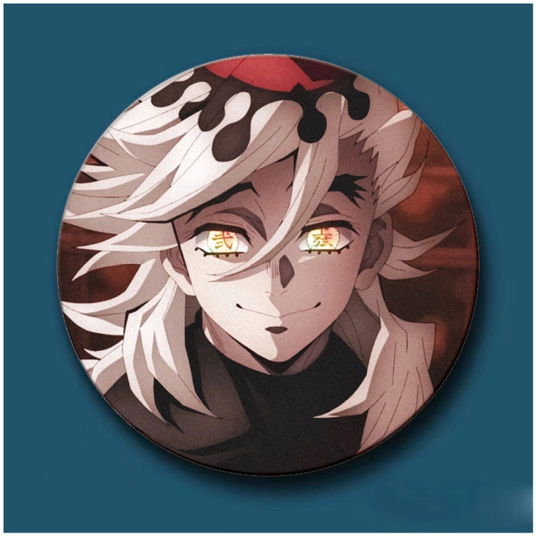 鬼灭之刃童磨徽章吧唧周边
