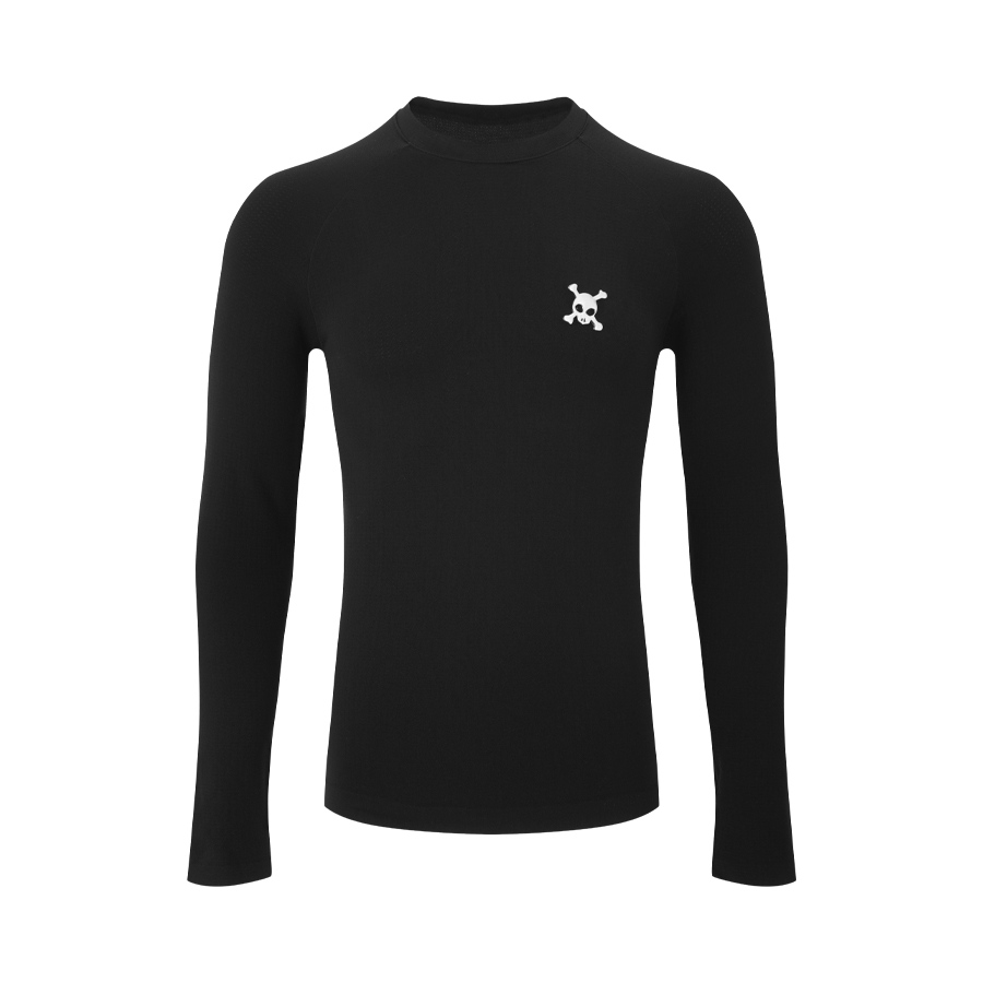 PunkFK25ss金属骷髅运动速干长袖