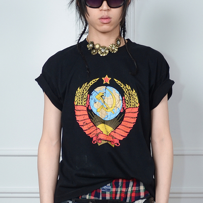PunkFK苏联美学CCCP设计感T恤