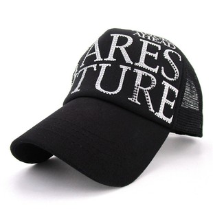 男女士帽子春夏季潮亮片水钻鸭舌网帽清凉好搭遮阳帽休闲舒适网帽