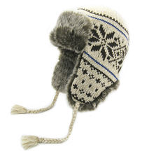 男女士帽子冬季雷锋帽加绒护耳帽温暖毛线亲子帽潮舒适针织机车帽