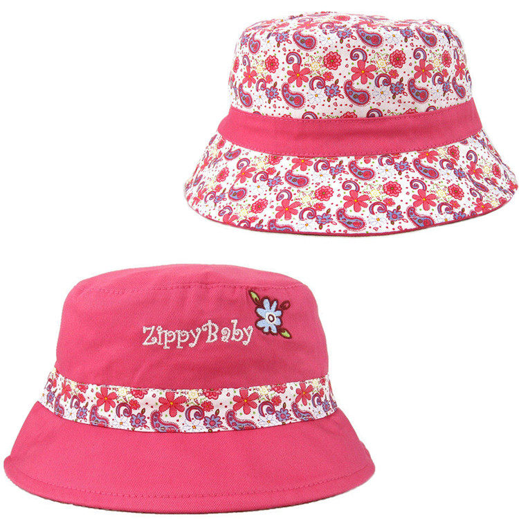 儿童帽子春夏女童渔夫帽休闲舒适两面戴公主帽宝宝玫红小花太阳帽,童装/婴儿装/亲子装,帽子,淘宝优惠券,粉丝福利购,淘宝优惠卷