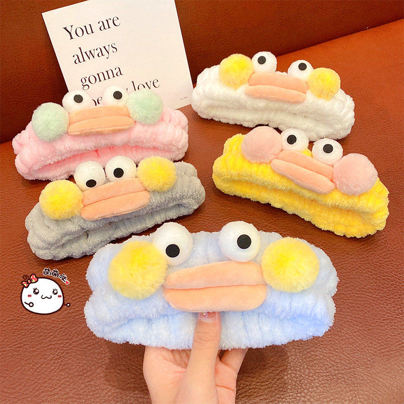 韩版卡通搞怪香肠嘴发带ins网红少女可爱化妆洗脸头带发箍发饰品