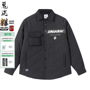 鬼洗25冬季 棉服外套 新品 式 B340241 鬼洗轻户外葫芦形衬衫 ONIARAI