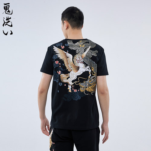 ONIARAI/鬼洗精绣短袖T恤
