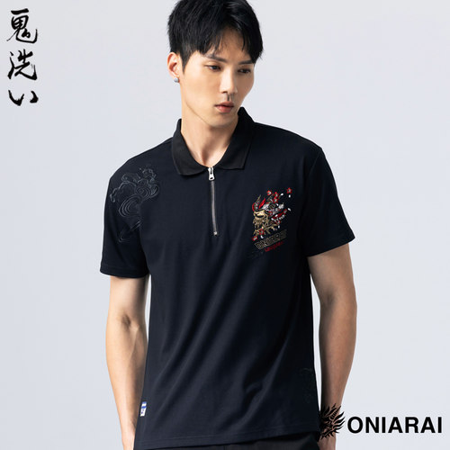 ONIARAI/鬼洗26夏季新品鬼洗云卷纹短T休闲宽松短袖T恤男 B830208
