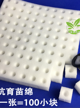 水培育苗海绵无土栽培蔬菜设备方形凹坑定植棉种植棉育苗块包邮