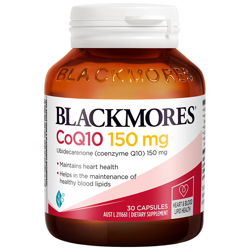【囤货装】澳佳宝BLACKMORES辅酶素q10软胶囊150mg熬夜心脏血管