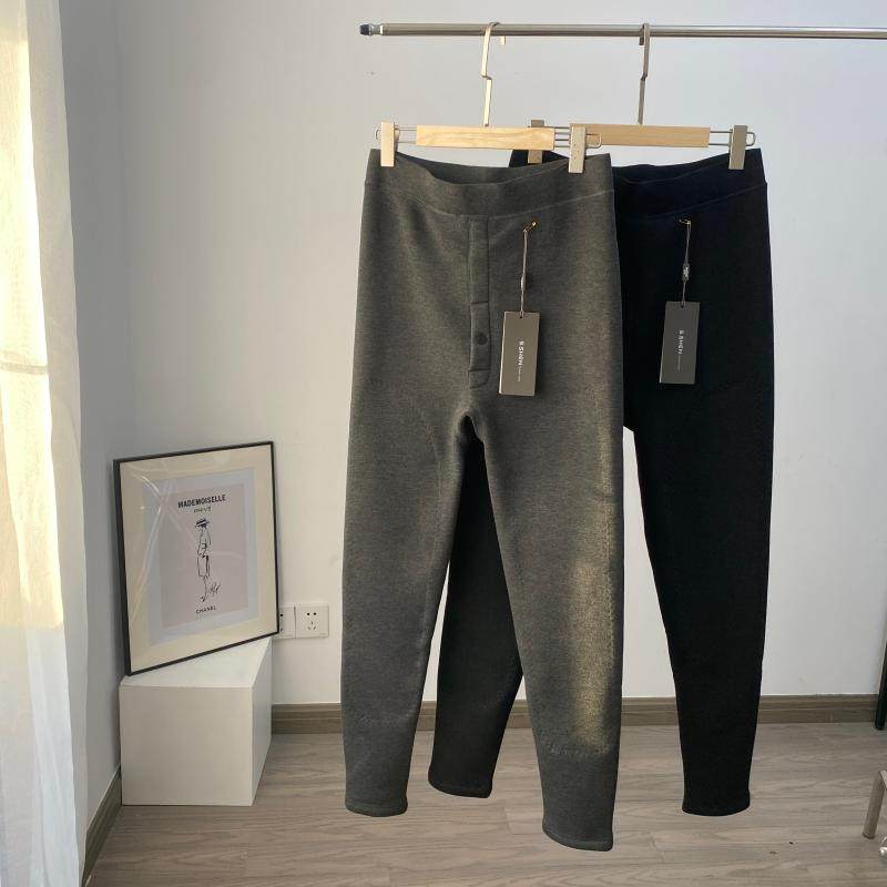 腰部膝部加倍防护！秋冬男士加绒加厚保暖裤弹力防寒打底秋裤绒裤