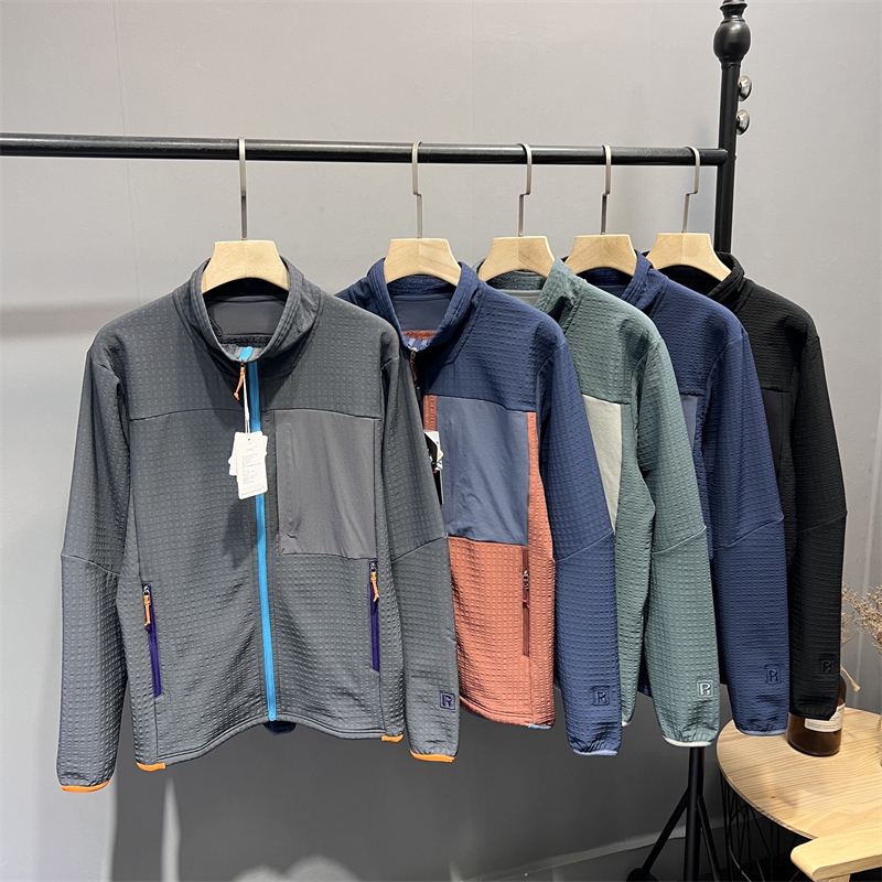 巴塔平替款！锁温抓绒衣！户外防风保暖运动通勤男士立领开衫外套