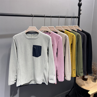 男士 春季 情侣户外休闲百搭防风抓绒衣T恤 阳离子德绒 穿搭神品