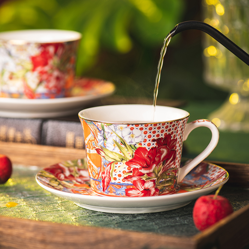 咖啡杯碟家用陶瓷美式咖啡杯