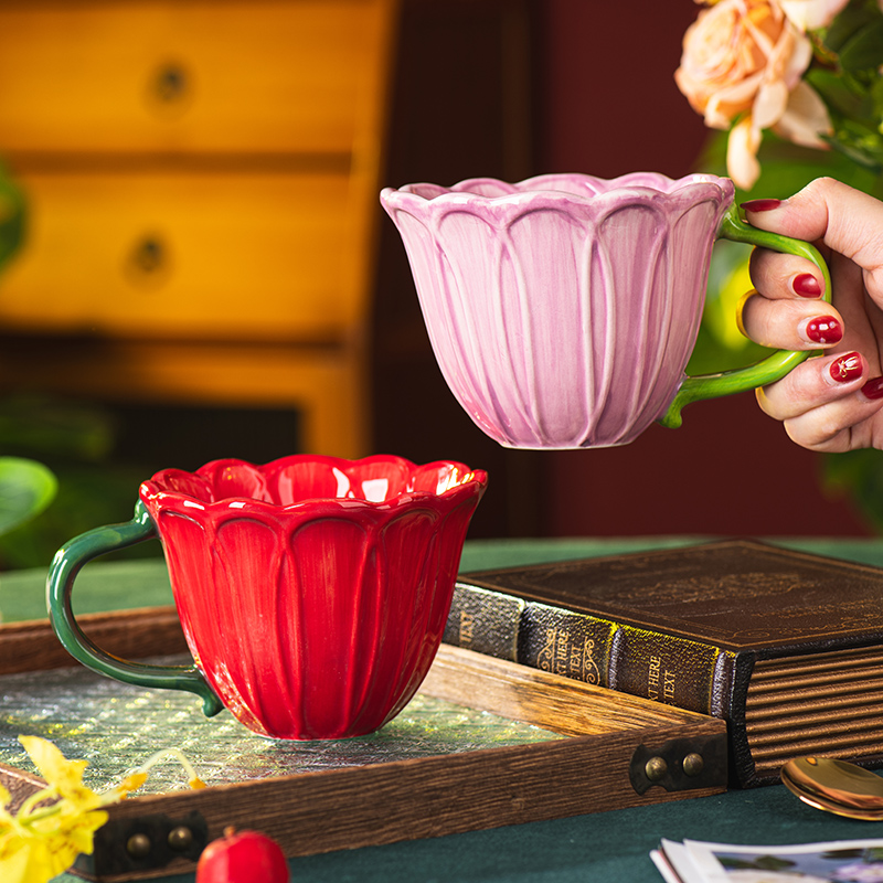 ONECCI早餐杯陶瓷杯高颜值水杯