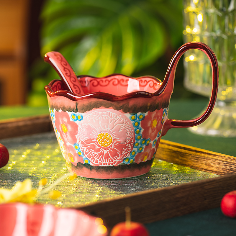 陶瓷马克杯家用水杯办公室咖啡杯