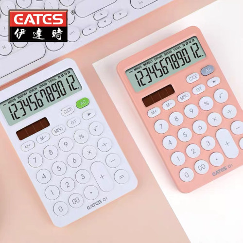 eates伊达时q1圆形办公用计算器