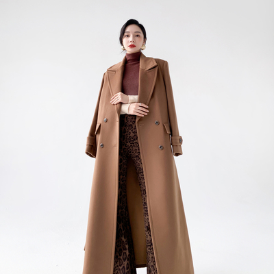 高端韩版时尚帅气女王范毛呢外套